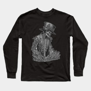 Mr. Leprechaun Skeleton Long Sleeve T-Shirt